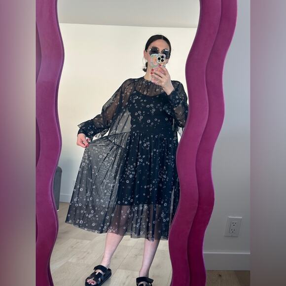 H&M floral mesh dress, new with tags. - Picture 4 of 8